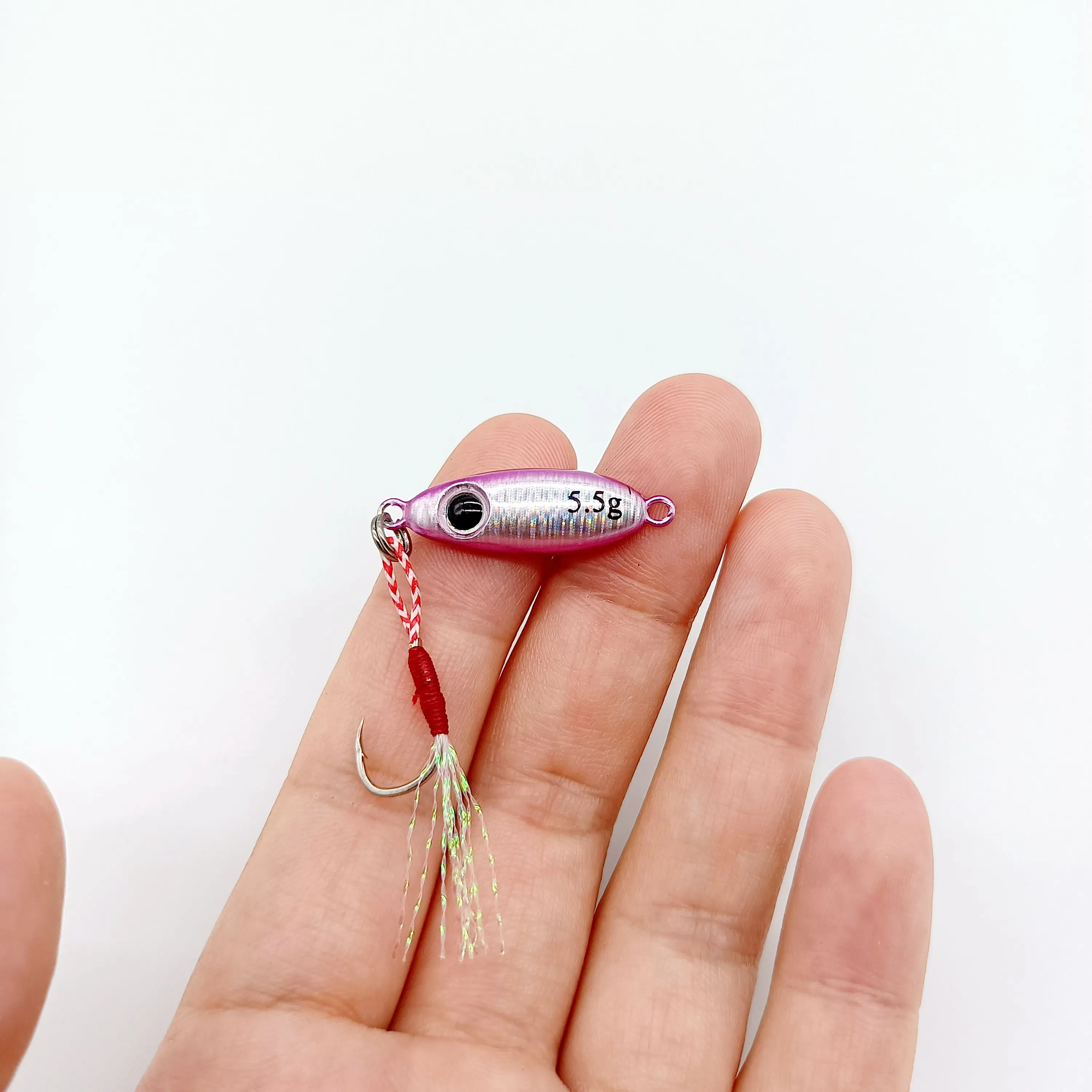 DUODUOYU 5 Stück/Box 5,5g/7,5g/10g/14g/17g/21g Mikro-Metall-Jig Angelköder Jigging-Löffel Künstlicher Köder Angelzubehör – Detail 6