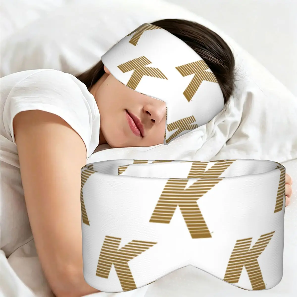 Zildjian K Logo sleep mask Light Blocking Portable Eye Cover for Girls Boys Office Nap Party Gift Eyeshade eyepatch view 2
