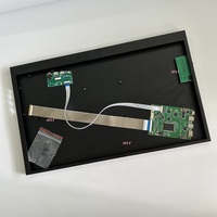 Metal case back cover with EDP controller board 2 Type-c Mini HDMI-compatible Micro USB for B133HAN06 40pin 13.3\
