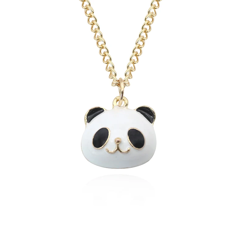 Popular panda Pendant Necklace For men and women Funny animal Many good friends Adjustable Necklace Jewelry Accessories gift