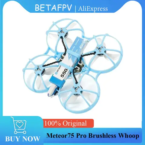 BETAFPV Meteor75 Pro Brushless Whoop Quadcopter 2024 Matrix 1S 1102 22000KV Motor ELRS 2.4G Racing Drone RC Airplane