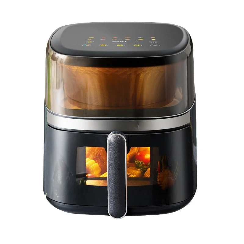 

Air fryer, large capacity, household, fully automatic, visual, no flip