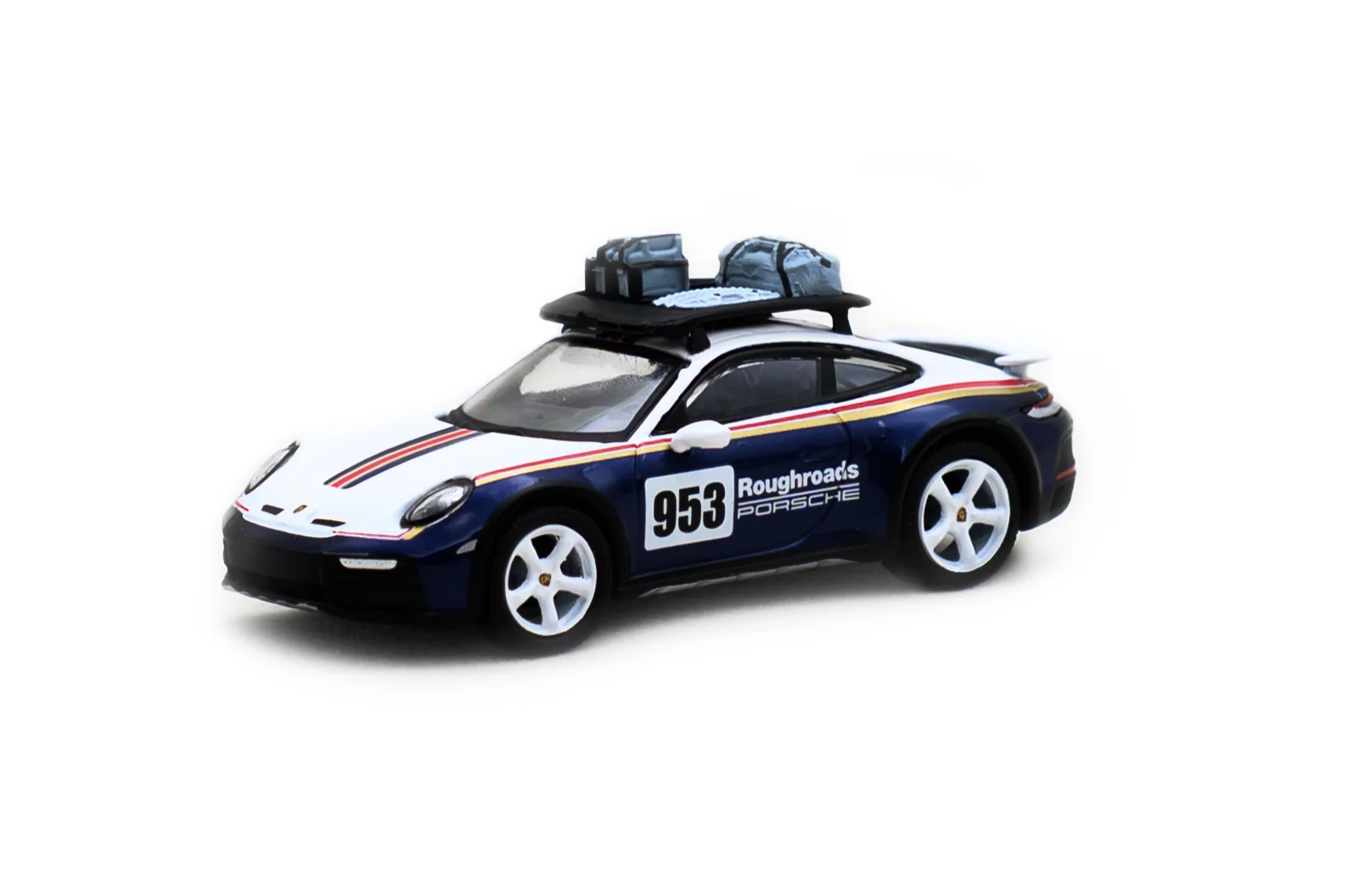 스파키 1:64 포르쉐 911 Daker & 911 Dakar Shell Rallye 1971 소형 독점 합금 프리미엄 다이캐스트 차량 모델 장난감 Collectibl