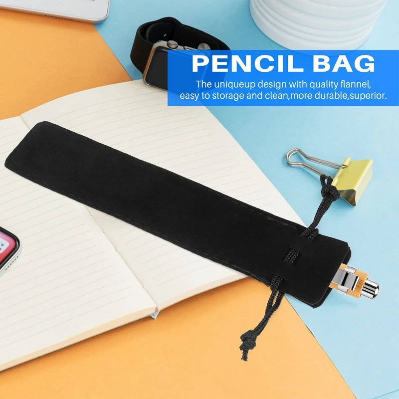 50 шт., чёрный чехол для карандашей