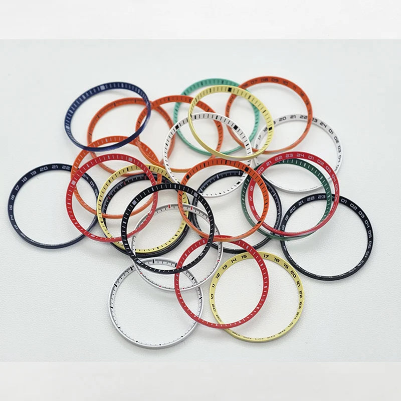 Dia 30.5mm SKX007 SKX009 Watch Chapter Ring For SRPD SKX007 SKX009 NH35 NH36 Watch Cases Plastic Inner Rings Accessories Refit