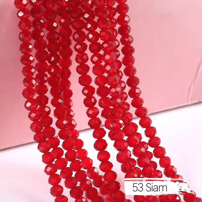 2mm 4mm 6mm 8mm Rondelle Austria Crystal Beads Faceted Glass Beads Loose Spacer Beads for DIY Bracelet Garment Making - Image 32