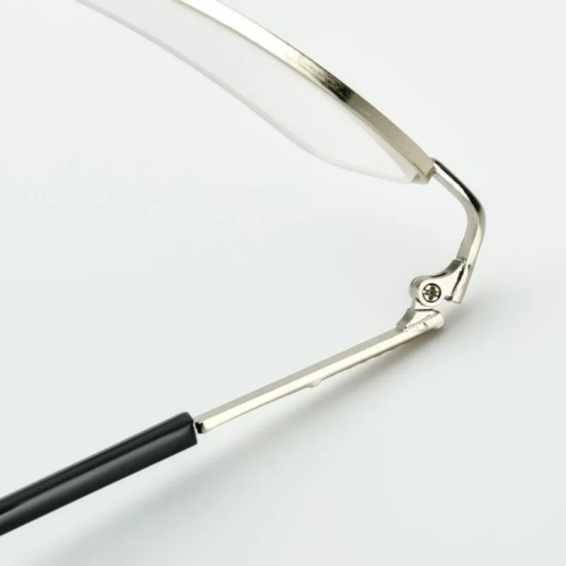 -1.0-1.5-2.0-2.5-3.0-3.5-4.0 To -8.0 Height Range Myopia Glasses Half Frame Finished Metal Frame, Resin Eyeglass Lenses