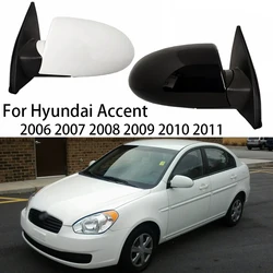 For Hyundai Accent 2006 2007 2008 2009 2010 2011 Car Door Rearview Mirror Assembly Outside Rearview Side Mirror Assy