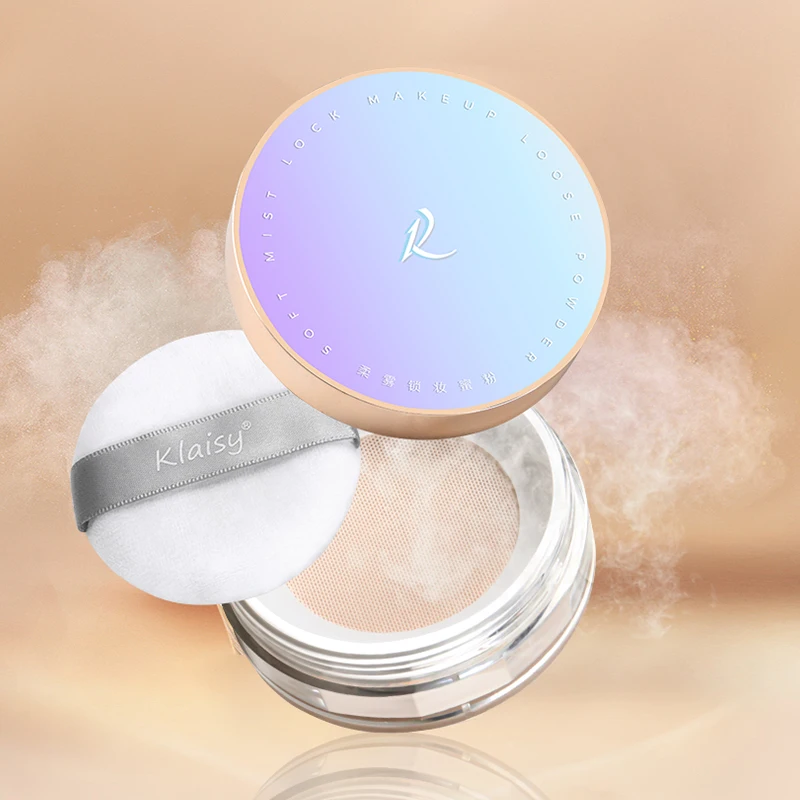 Klaisy 10G Soft Mist Loose Setting Powder Silky Makeup Face  Long-lasting Conceal Oil-Control Waterproof Flawless Powder