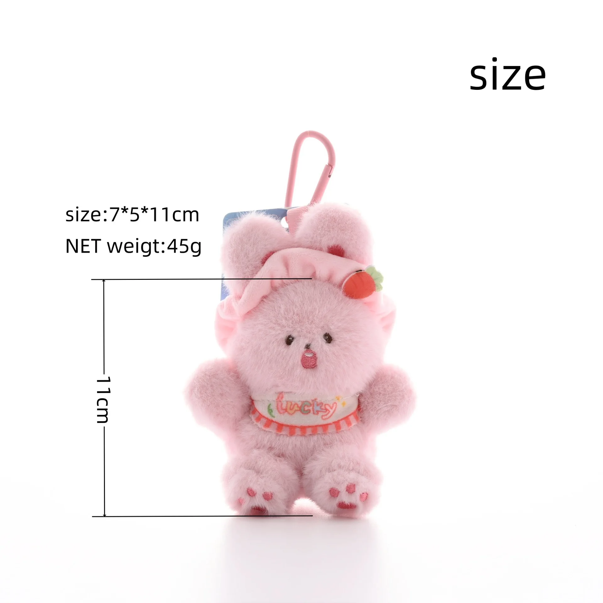 【 Healing Series】 Glückslätzchen, süßes Plüschtier, Schaufensterdisplay, süße Taschendekoration, Schlüsselanhänger