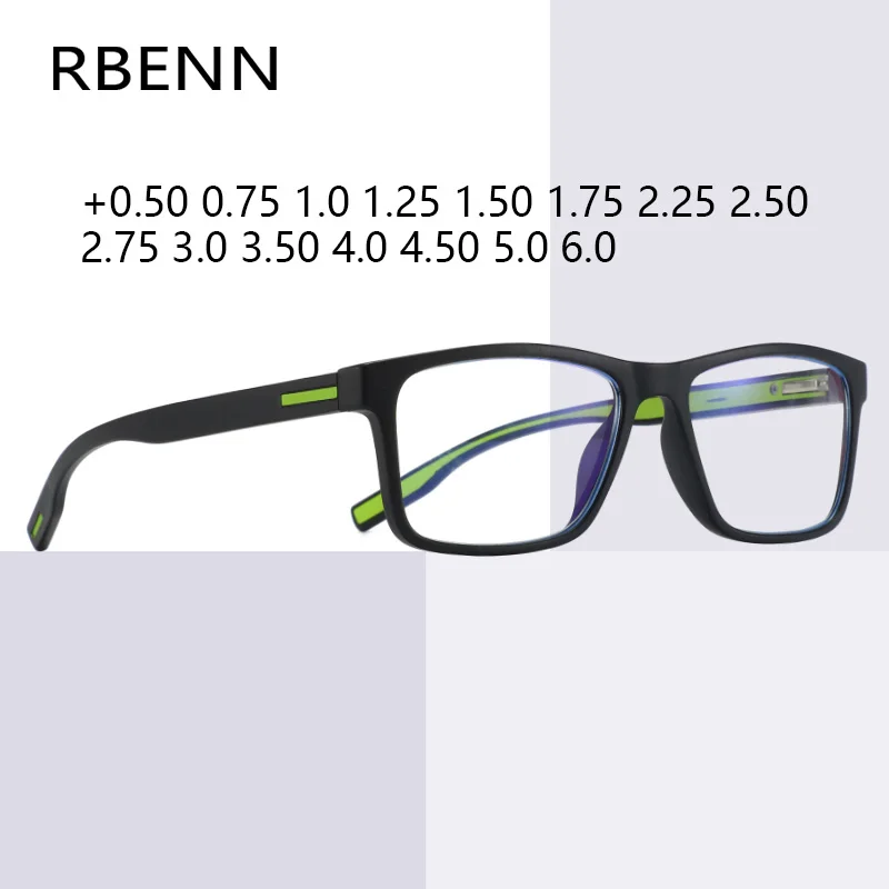RBENN Mode TR90 Anti Blau Licht Lesebrille Männer Frauen Klassische Ultraleicht Komfortable Computer Reader + 1,50 1,75 2,25 2,50