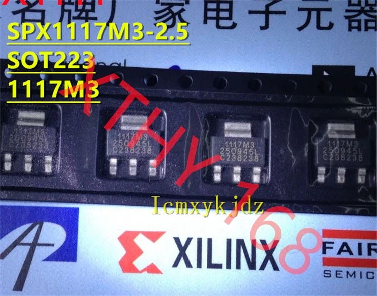 10Pcs/Lot   SPX1117M3-2.5 SPX1117M3X-2.5  1117M3 SOT-223 New Oiginal 