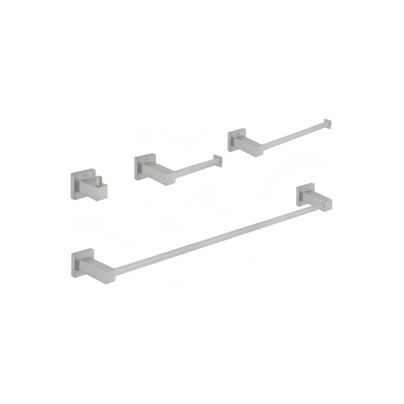 

Современный металлический комплект оборудования для ванны из 4 предметов включает крючок для полотенец и бумажных держателей