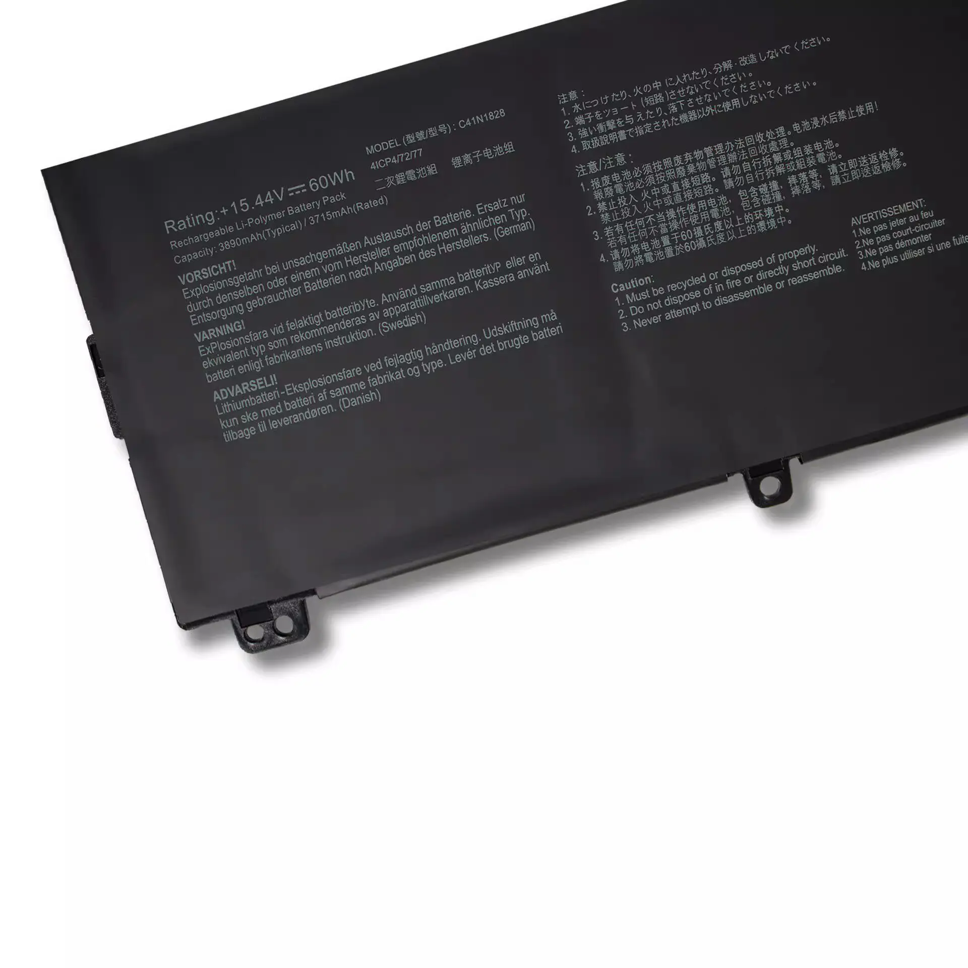 

15.44V 60Wh C41N1828 0B200-03020200 Laptop Battery For S GX531GV GX531GW GX531GX Series Notebook