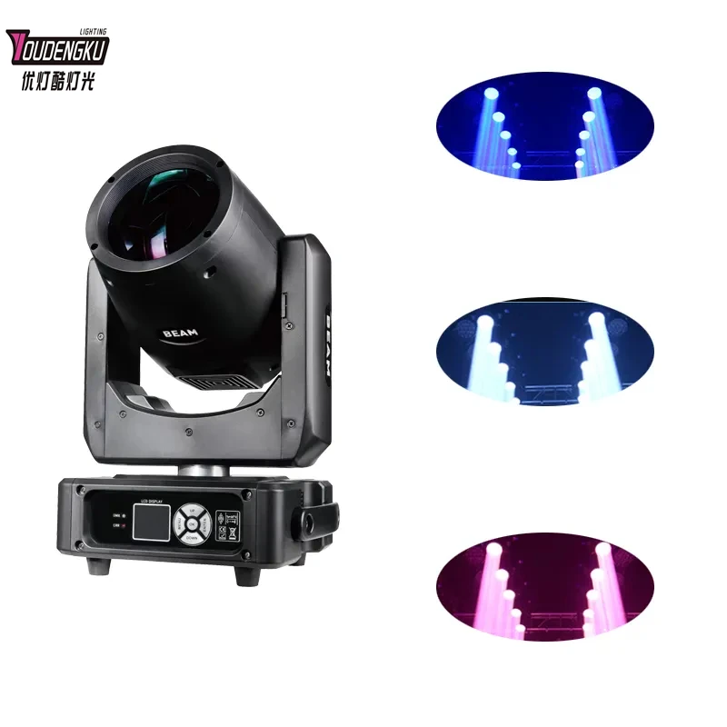 

6 pieces DMX Sharpy Beam 200W LED Spot Rainbow Effect RGBW Luces Dj Event Stage Light Cabeza Movil LED Beam Moving Head Light