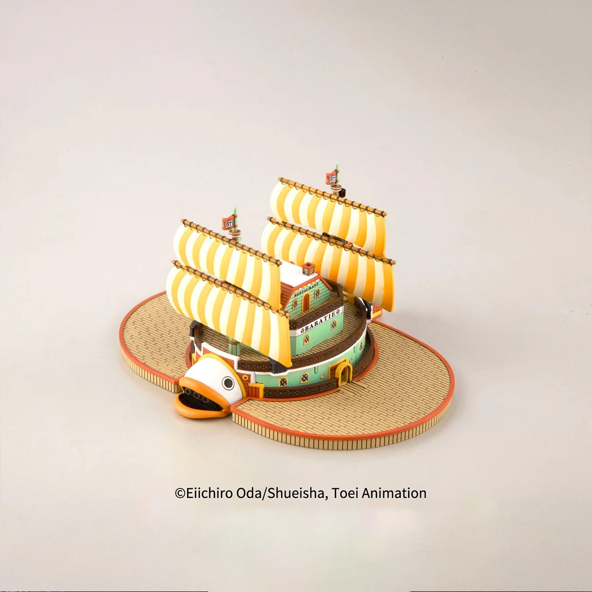 Bandai Original y genuino GRANDSHIP ONE PIECE modelo Kit en Stock figura de Anime GRANDSHIP BARATIE figuras de acción juguetes de modelos de ensamblaje