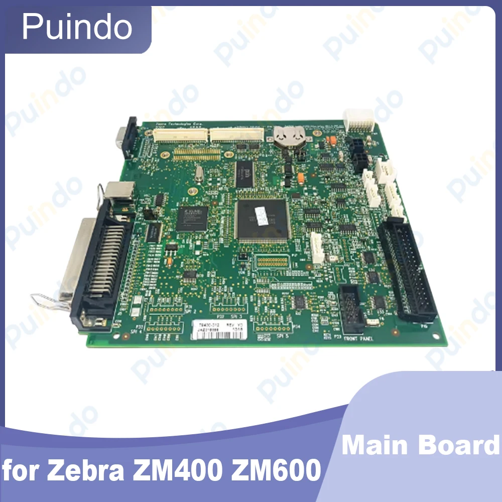 

Оригинальная основная плата 200/300/600 точек на дюйм для Zebra ZM400 ZM600, интерфейсная плата принтера штрих-кода этикетки