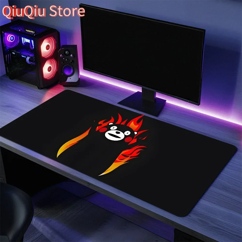 

Cute K-Kumamon Cartoon Mouse Pad Keyboard Ergonomic Office Rubber PC Non-slip Anti-fray Home Custom Best Price Large Desk Mat