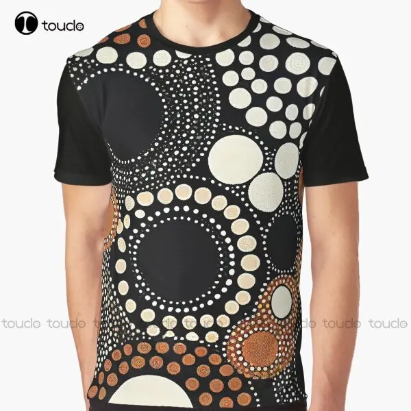 Abstract Aboriginal Art Aboriginal Graphic T-Shirt Digital Printing Tee Shirts Streetwear Xxs-5Xl New Popular Unisex