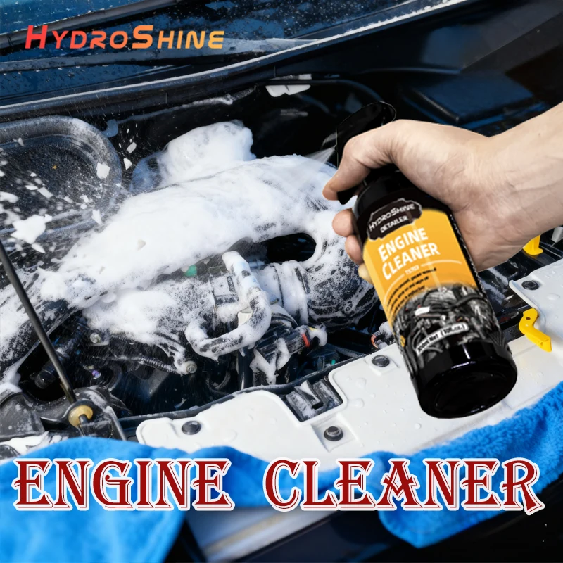 Engine Cleaner Removes Spilled Engine Oil, Coolant, Hydraulic Oil, Turn Signal Fluid or Diesel From Engine Bay - Vehicle