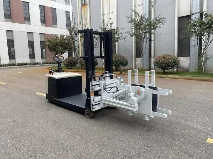 Prezzo economico Stacker Morsetto a rullo rotante 1.0Ton 2Ton 3Ton Carrello elevatore impilatore elettrico per magazzino