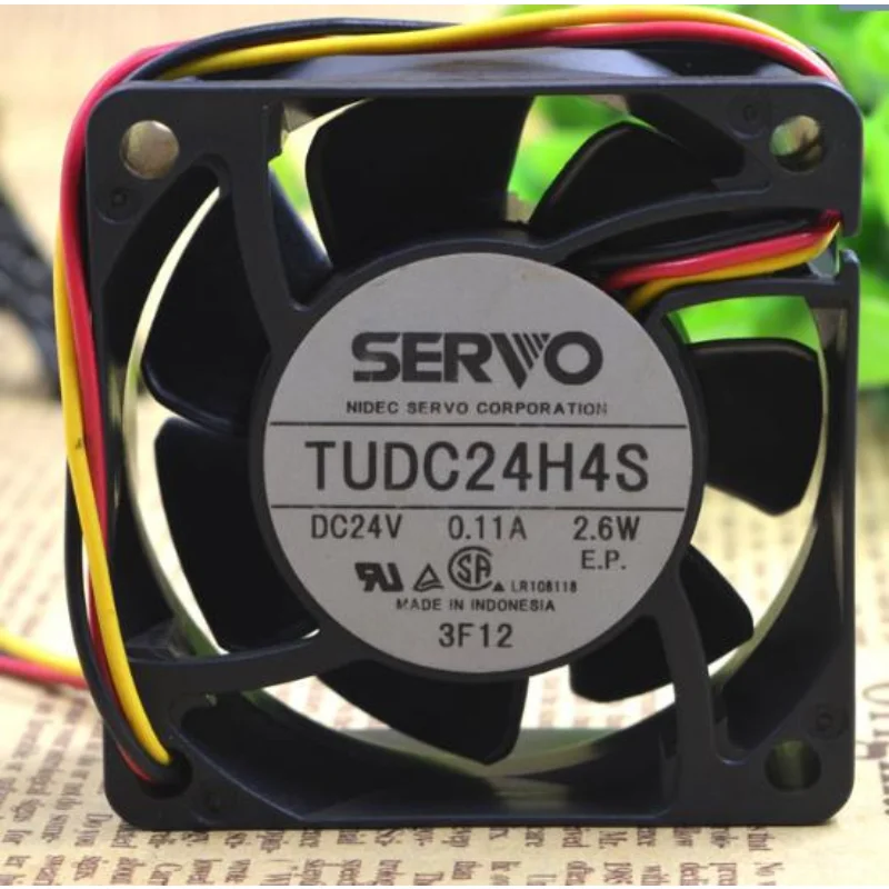 New Cooler Fan For SERVO TUDC24H4S 24V 2.6W 6CM 6025 Cooling Fan 6CM 6025 60*60*25 Mm