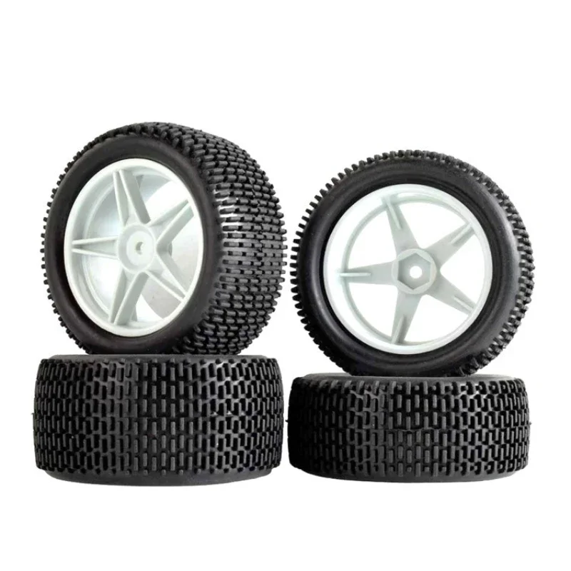 4Pcs 85mm Tires Wheel Tyre for Wltoys 144001-02 124019 104001 RC Car Upgrade Parts 1/10 1/12 1/14 Scale Off Road Buggy