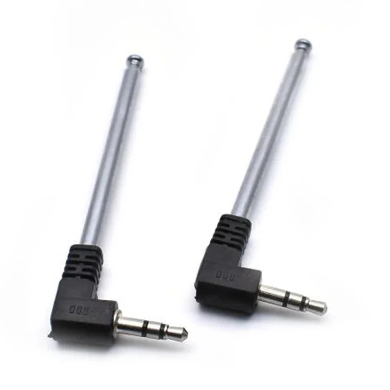 1/2 Pcs Universal L Plug 3.5mm Signal Booster for Mobile Phone Male Jack External Antenna