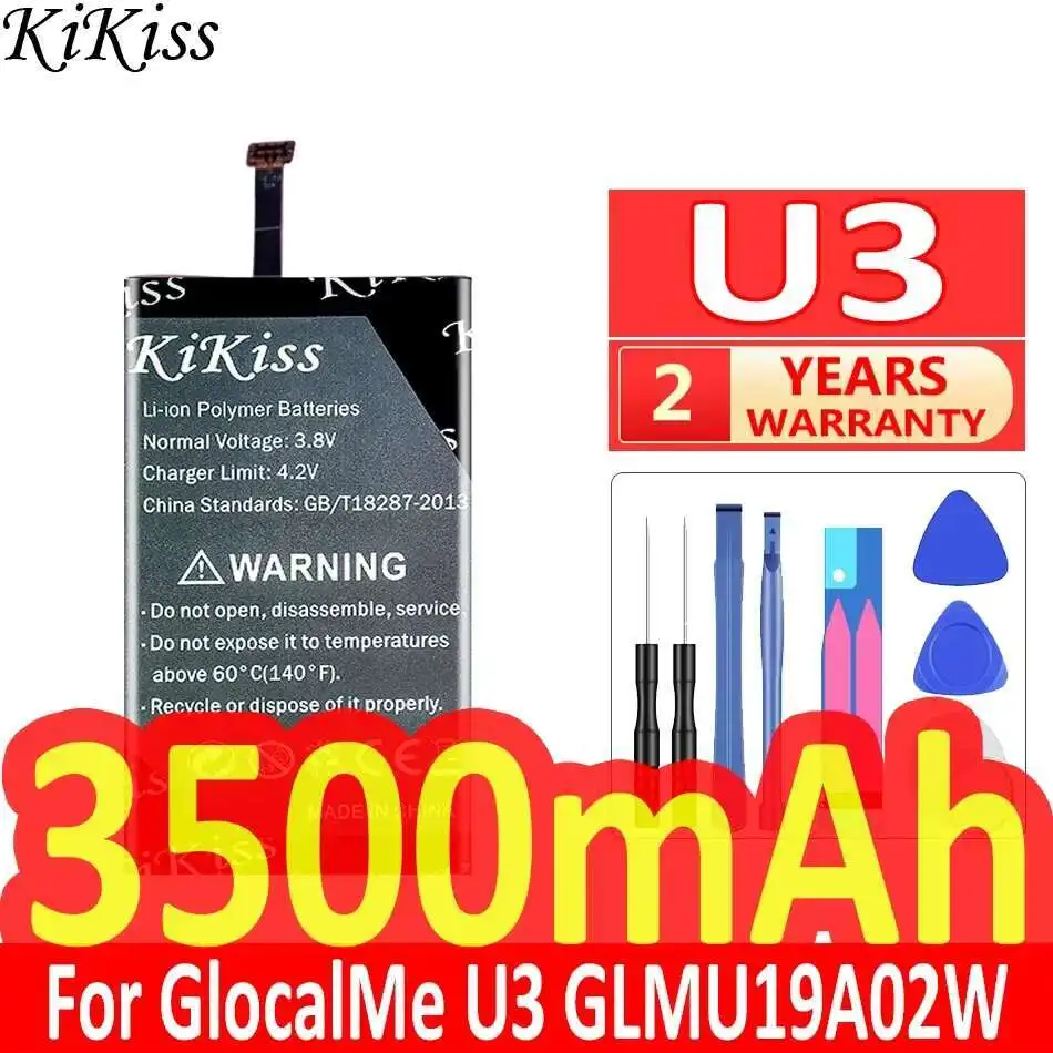 

Хорошая низкотемпературная батарея 3500 мАч для портативного устройства Glocalme U3 GLMU19A02W WI-FU