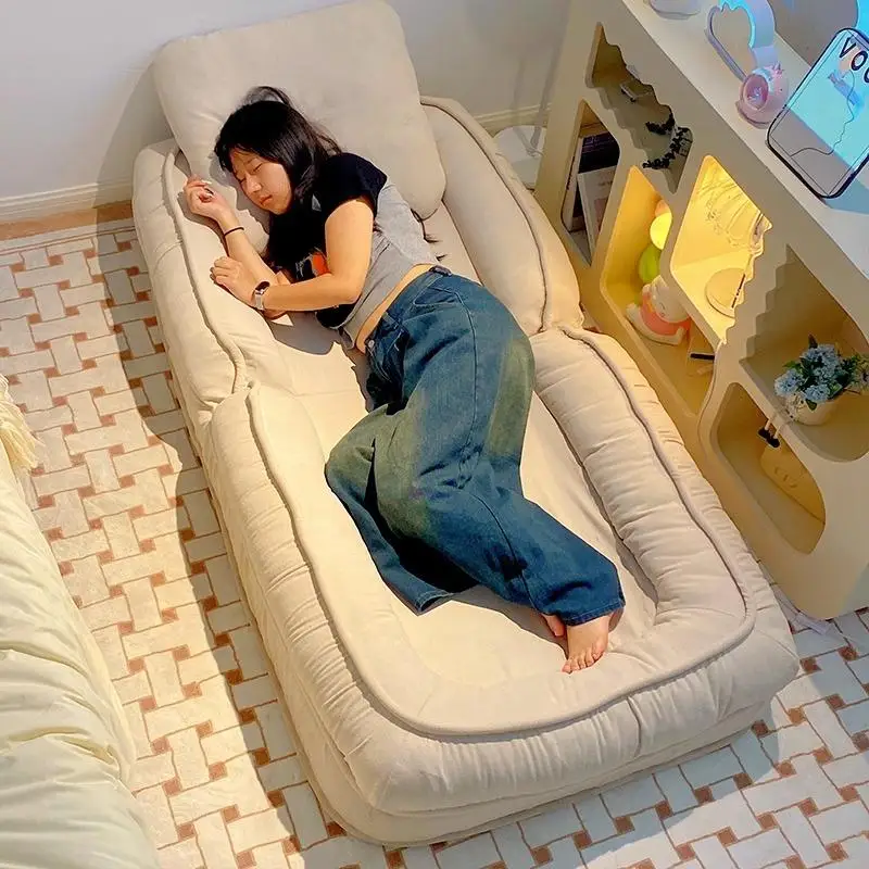 

Lazy sofa human reclining bed balcony tatami caterpillar small sofa leisure chair