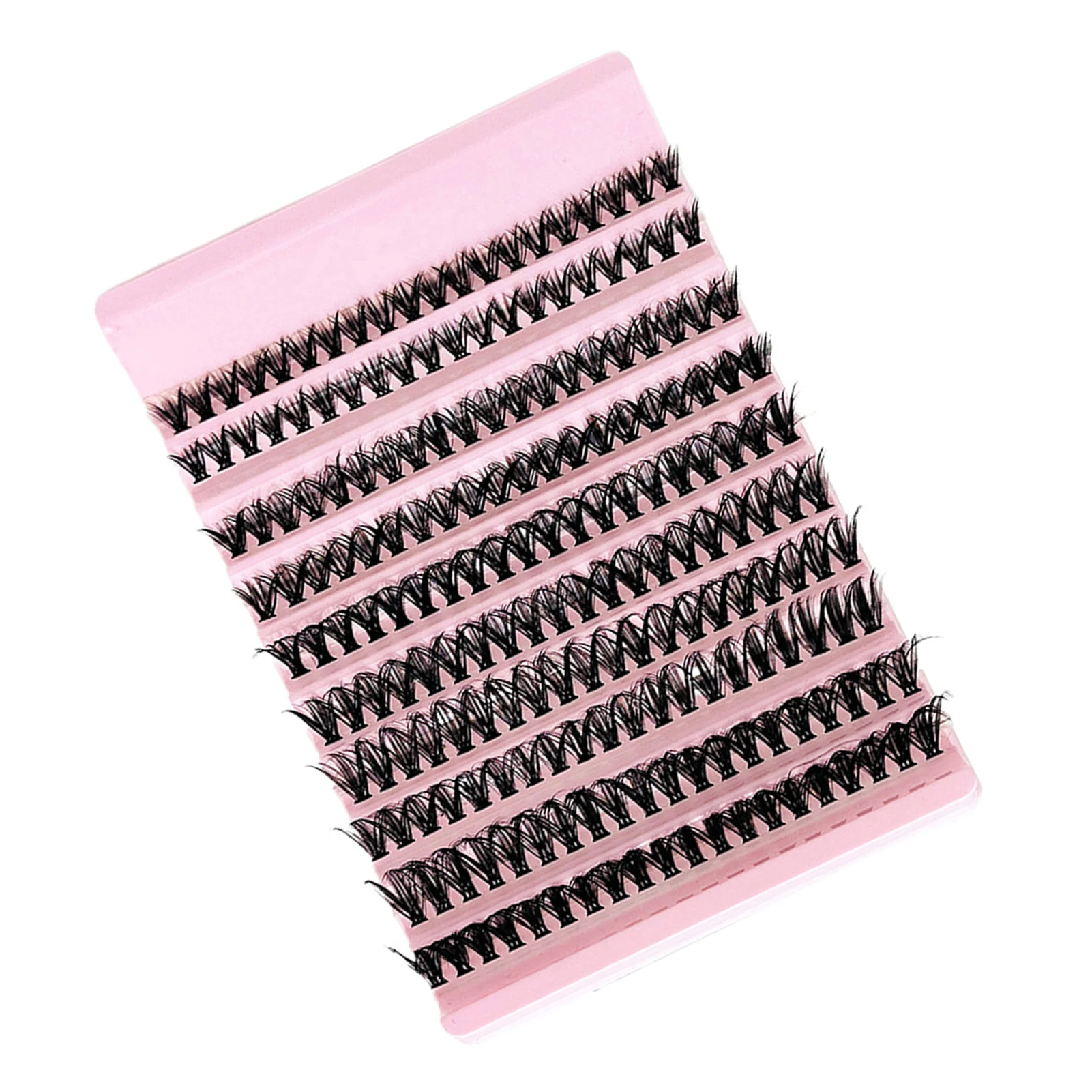 Juego de pestañas individuales, extensiones de pestañas postizas esponjosas 20D 30D 40D, pegamento para unión y sellado, maquillaje de pestañas reutilizable