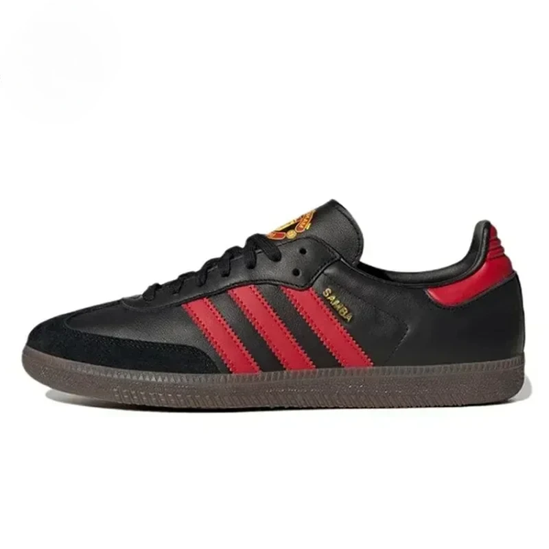 Adidas Originals Samba Men Women Skateboarding Shoes Simple Versatile Casual Lightweight Wear-resistant Low Top Board Shoes