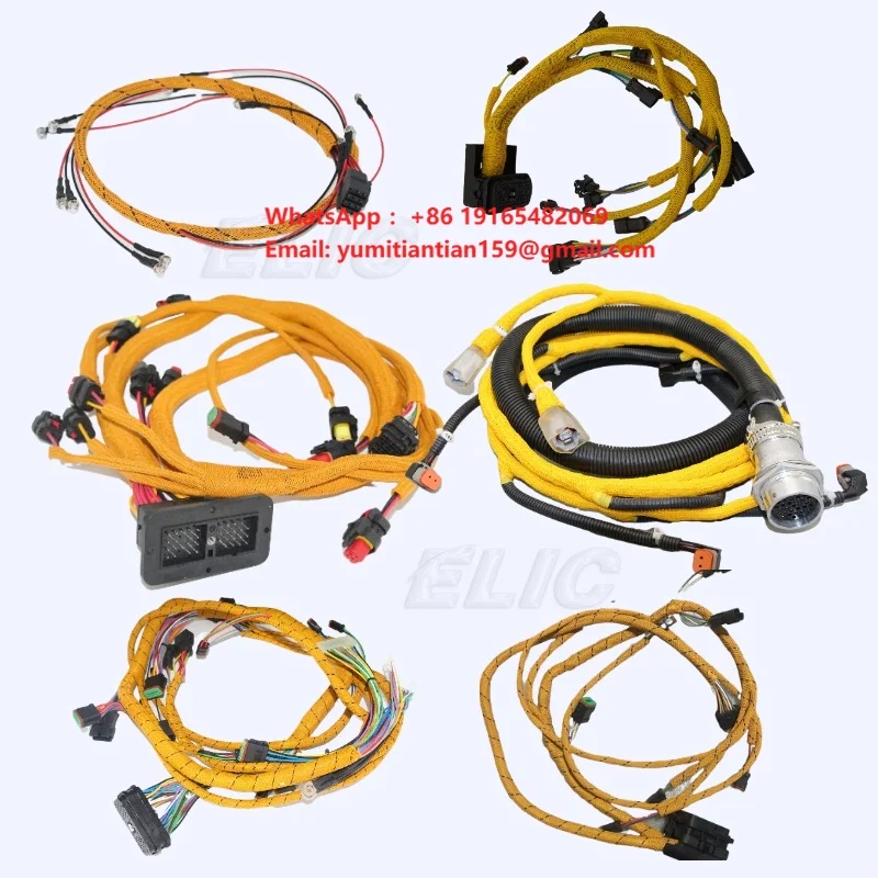 ELic Engine Wiring Excavator Gearbox Wire Harness for Mitsubishi Kato Zoomlion Deutz Sumitomo Bobcat Volvo Shantui Liebherr