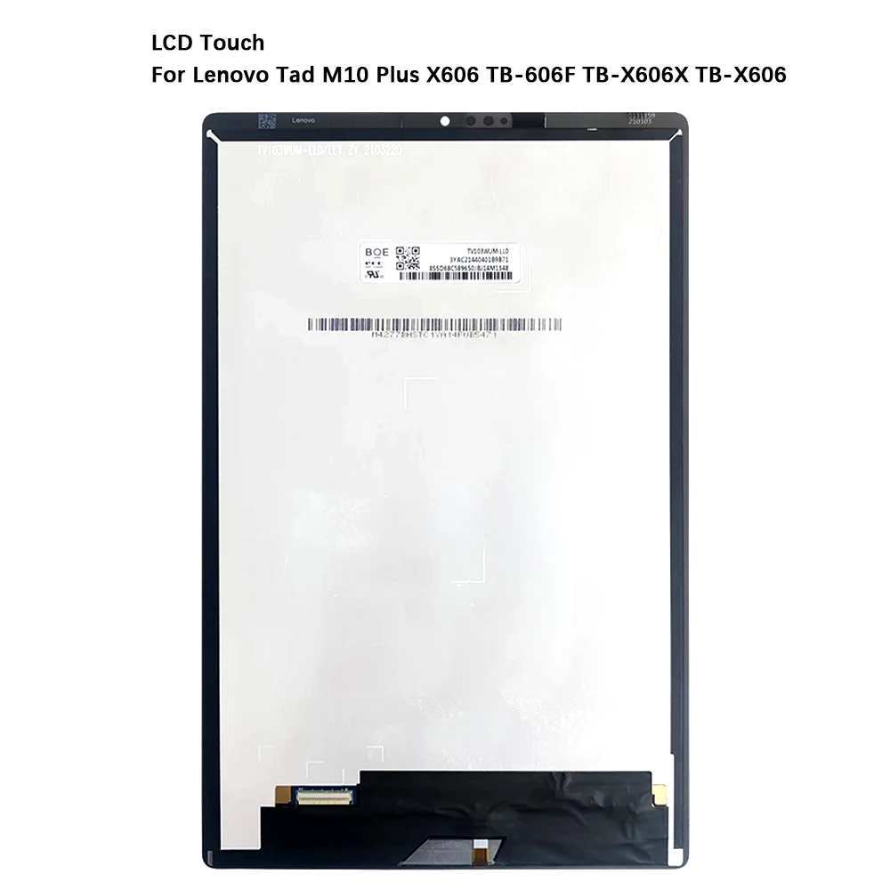 10.1\'\' For Lenovo Tab M10 HD 2nd Gen TB-X306X TB-X306F X306 10.3\'\' For Lenovo Tab M10 FHD Plus TB-X606F TB-X606X TB-X606 LCD