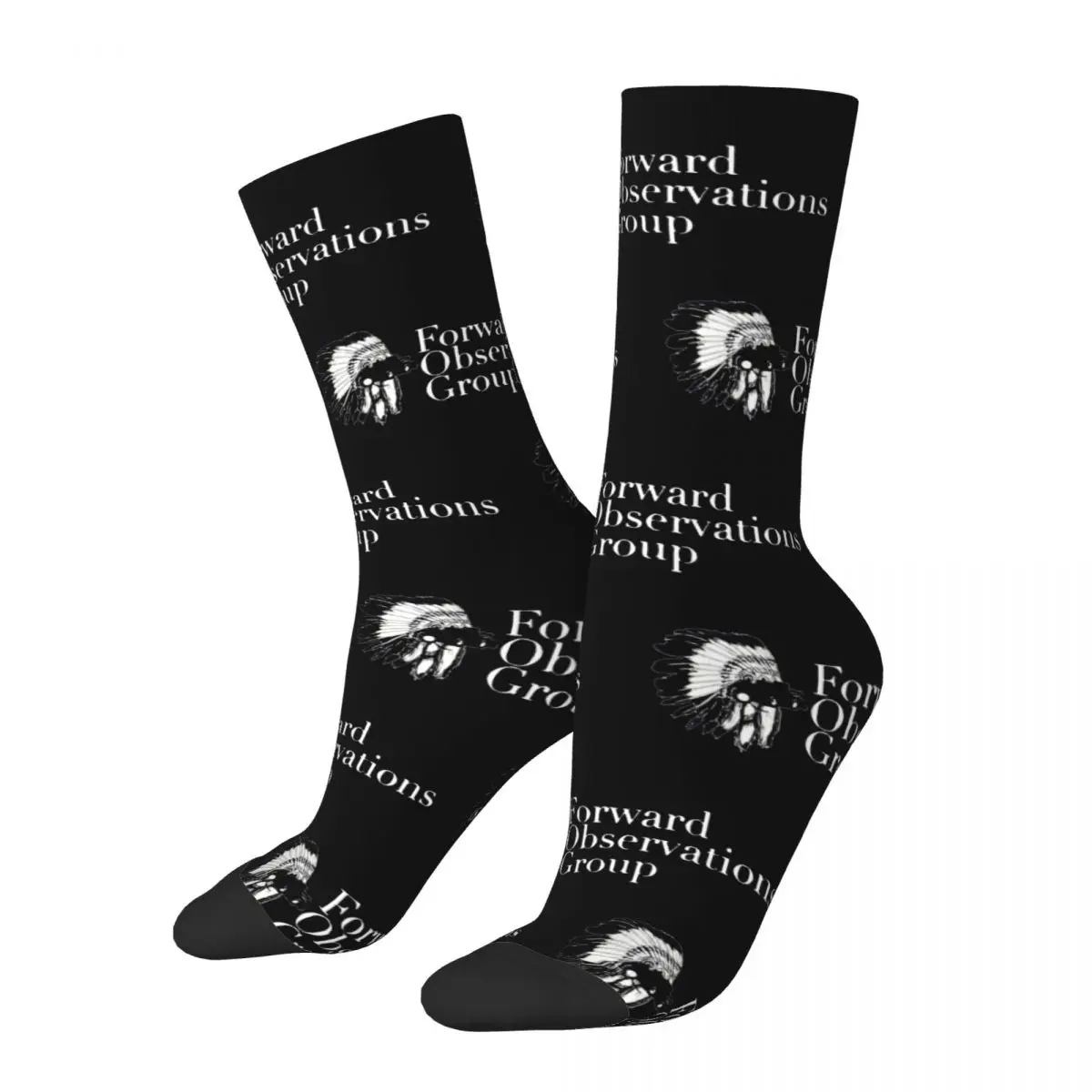 Crazy Design Forward Observations Essential T-Shirt Soccer Socks Polyester Middle Tube Socks for Women Men Breathable