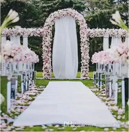 luxury wedding Road cited flowers rose hydrangea mix DIY arched door Flower Row Window T station wedding decoration roses