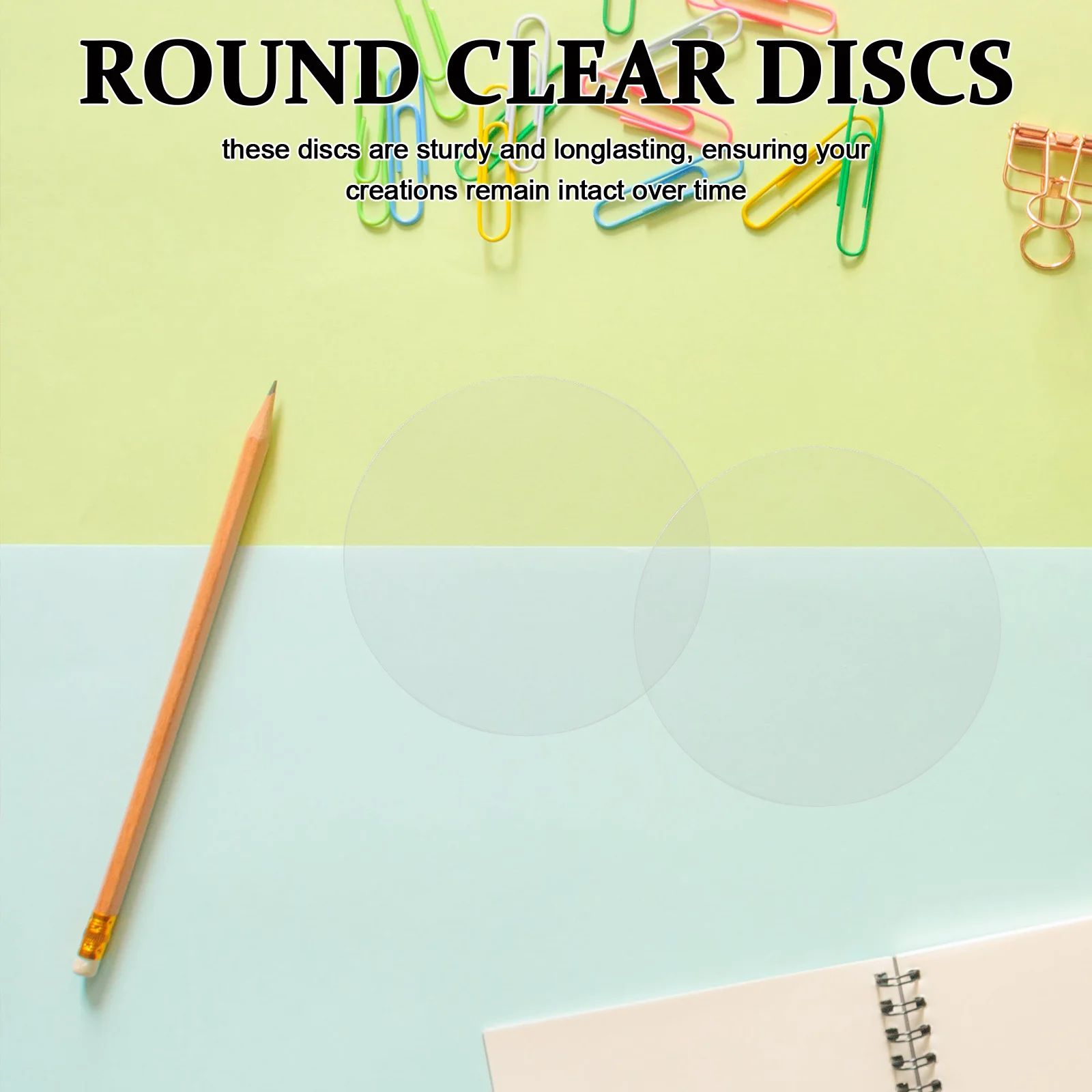 

30Pcs Clear Acrylic Round Discs Transparent Blanks for Cake Decorating DIY Craft Ornaments Acrylic Round Blanks