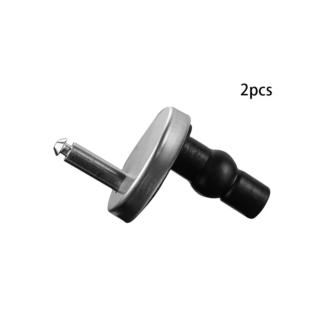 2Pcs 55mm Toilet Seat Hinge Fitting Screw Anchoring Setscrew Pin To Top Close Soft Release Quick Install Toilet Kit