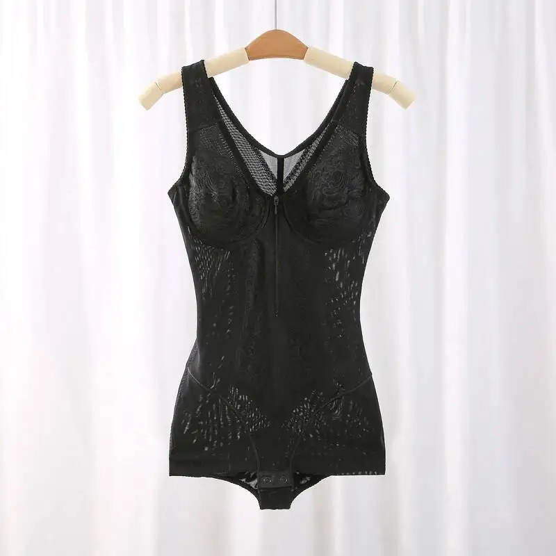 

L XL XXL XXXL Bodysuit One Piece Body Shaper Slimming Clothes Underwear Shapewear Women Tummy Plus Size Control Womens Jumpsuit
