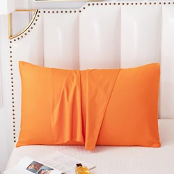 Pillow Case Pure Cotton Envelope Pillowcover High-Quality Solid Color Pillowcase Bedding Sleep Pillow Cover