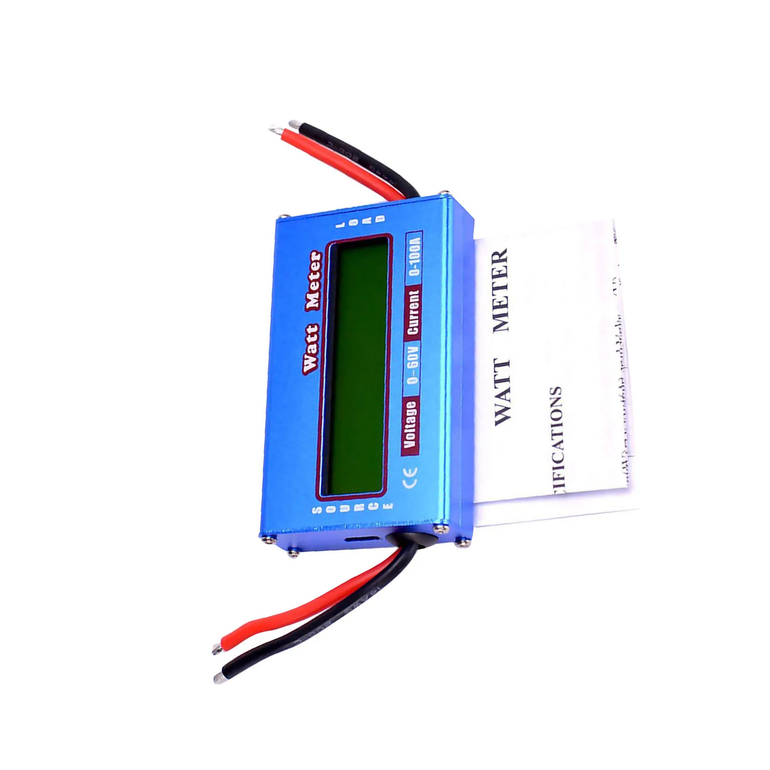 RC Watt Meter 100A Power Analyzer Digital LCD Balance Battery Voltage Checker