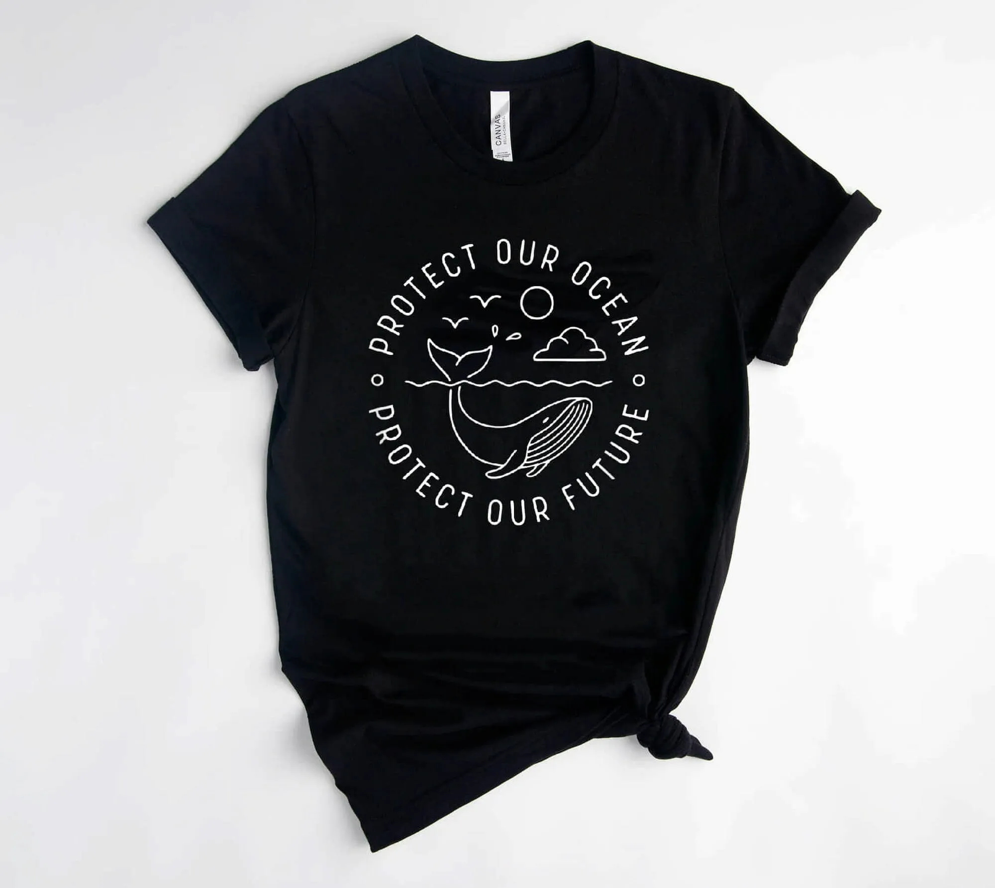 Protect Our Ocean Protect Our Future Whale Ocean T-shirt