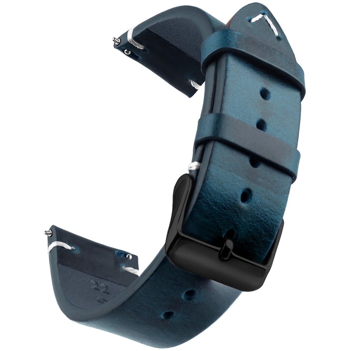 Wachs-Uhrenarmband aus echtem Leder, Schnellverschluss 18 mm/19 mm/20 mm/21 mm/22 mm/24 m Uhrenarmbänder, für Samsung, Seiko, Oris, Citizen Watch