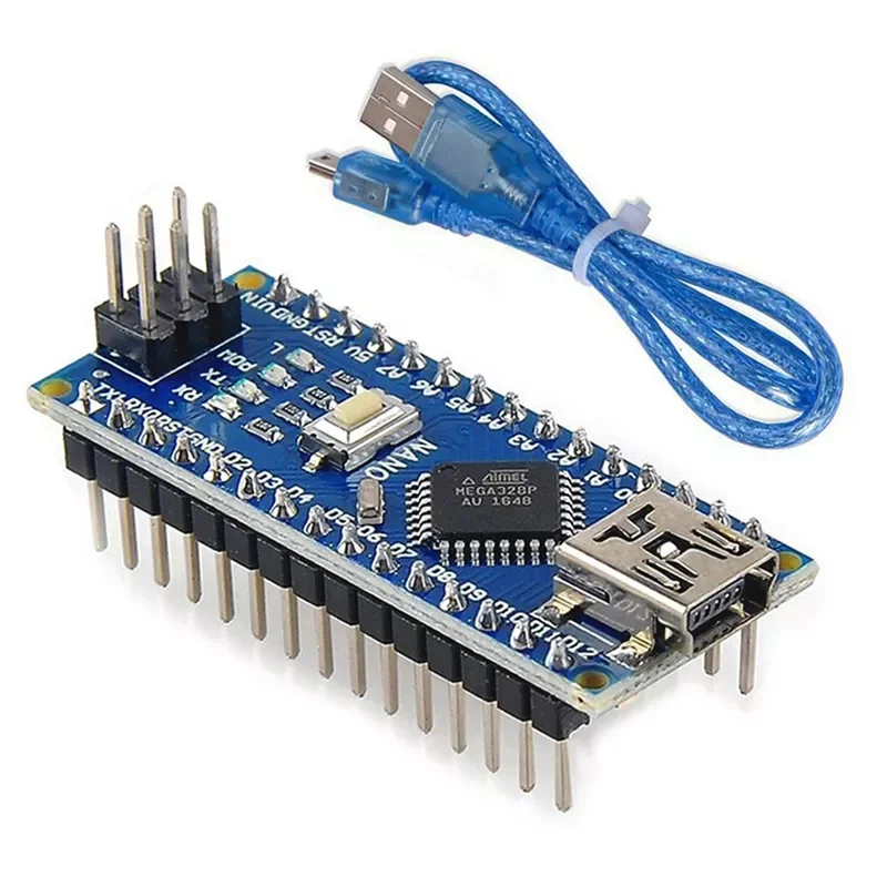 Professional Mini ATmega328P 5V 16MHz Micro Module Development Board with 2-Line Pin Head