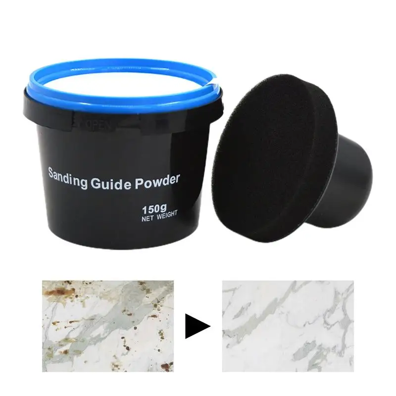 

Black Guide Coat Powder Sanding Leak Proof Guide Coat Powder Multipurpose Dry Guide Coat Powder With Handle For Car Wood