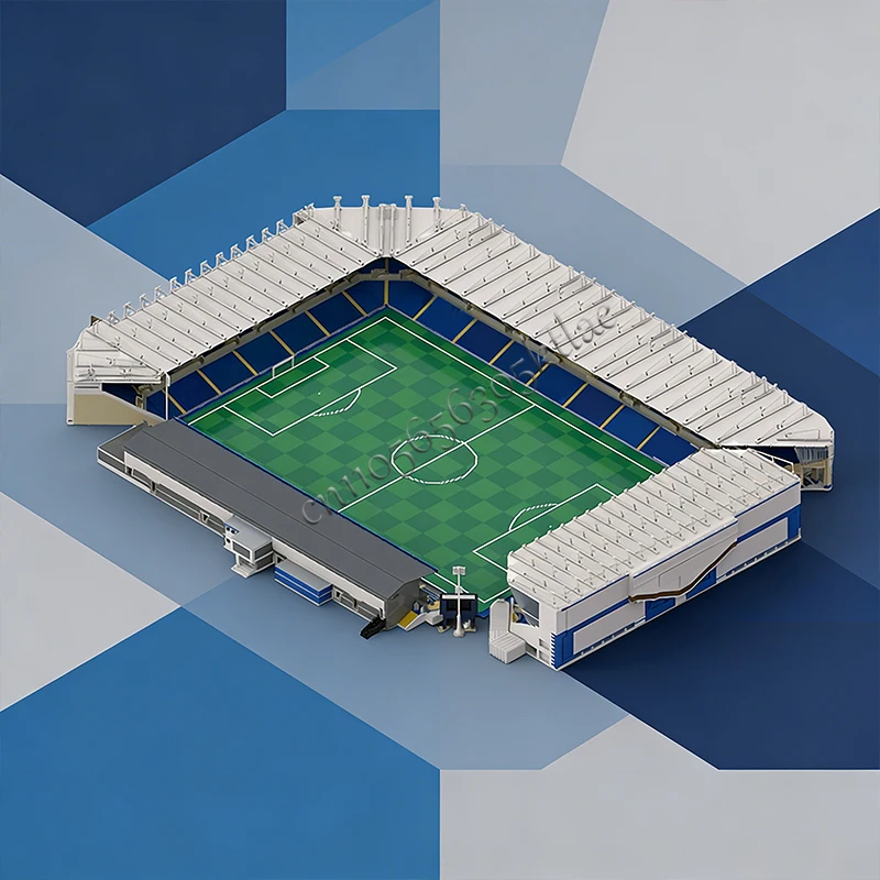 49776 PCS City Engineering St Birmingham City Football Club MOC Customize Modular Building Block Model DIY Festival Toy Gift