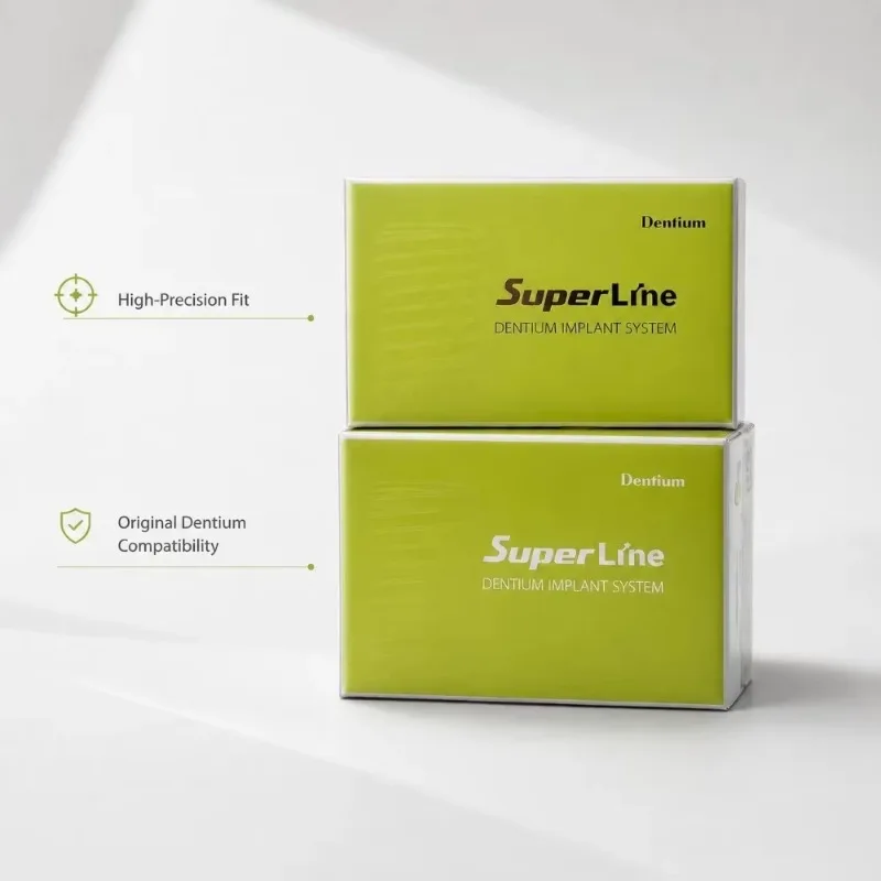 Dentium SuperLine Tapered Self-Tapping Implant Fixture SLA Treated Surface Sterile Dental Clinic Implant Surgery Restoration