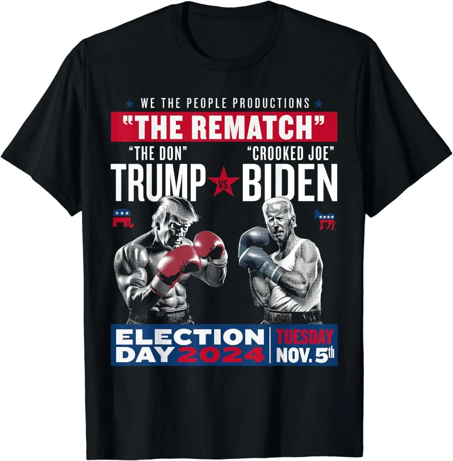 

The Rematch The Don And Crooked Joe, Pro Trump 2024 Unisex T-Shirt