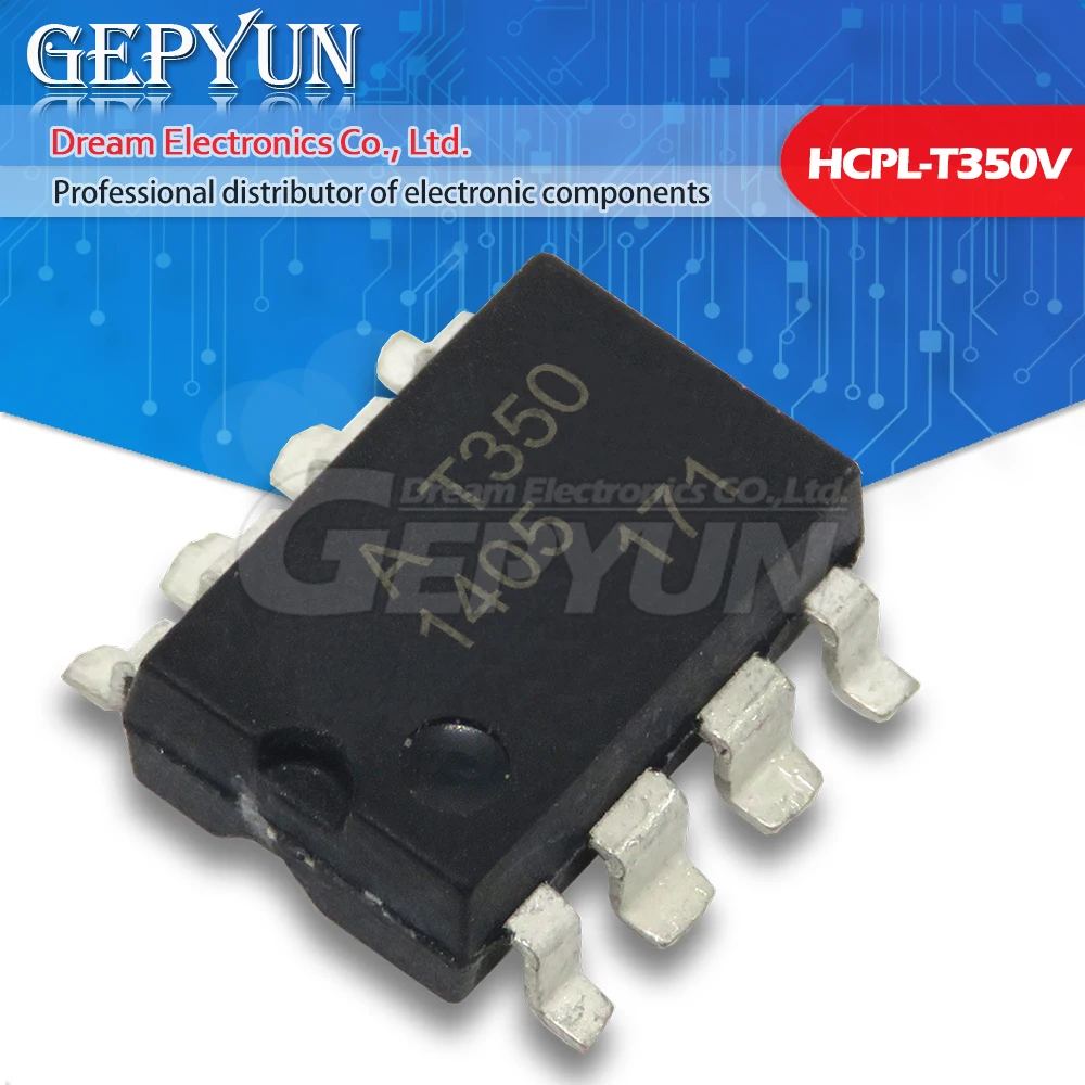 10pcs HCPL-T350V SOP-8 AT350 SOP AT350V SOP-8 high-speed coupled device