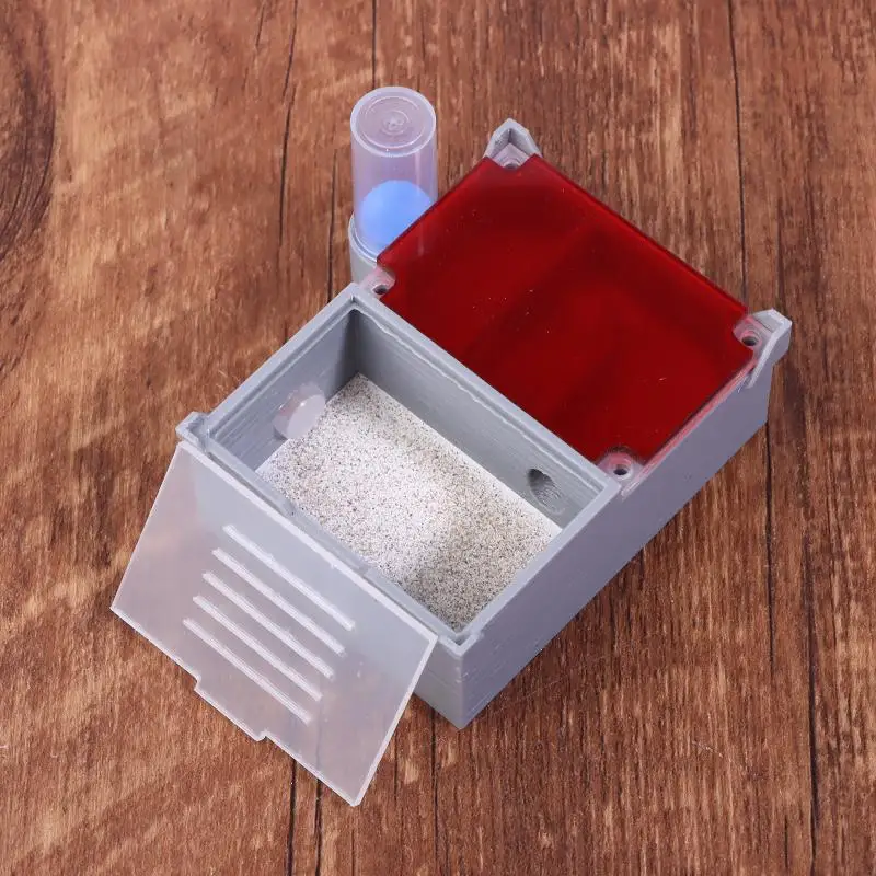 1 Set Flat Ant Farm Set with Independent Rooms Ant Hill House Nest for Small to Medium Ant Colonies - Ant Keeper Environment